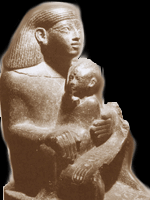 Senenmut mit Hatschepsuts Tochter Neferure